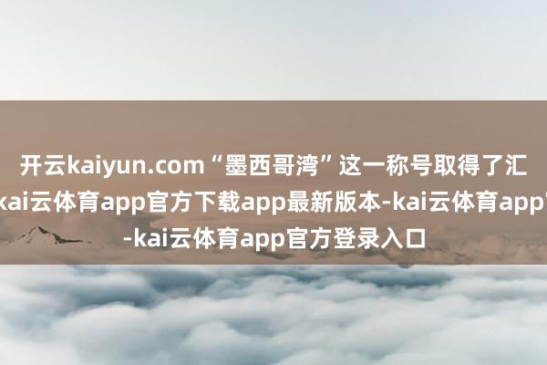 开云kaiyun.com“墨西哥湾”这一称号取得了汇集国的承认-kai云体育app官方下载app最新版本-kai云体育app官方登录入口