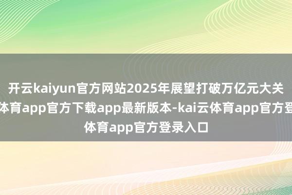 开云kaiyun官方网站2025年展望打破万亿元大关-kai云体育app官方下载app最新版本-kai云体育app官方登录入口