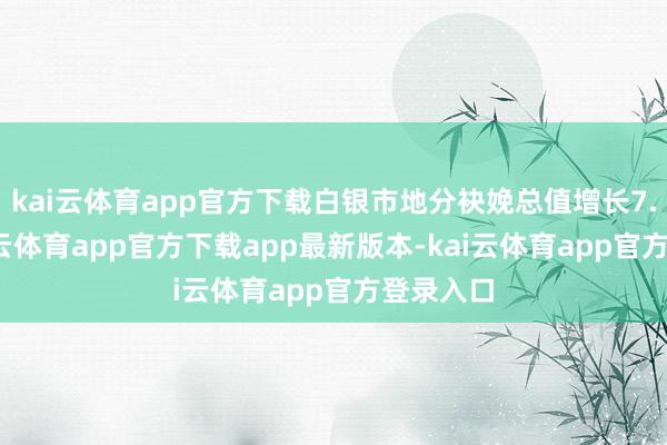 kai云体育app官方下载白银市地分袂娩总值增长7.1%-kai云体育app官方下载app最新版本-kai云体育app官方登录入口